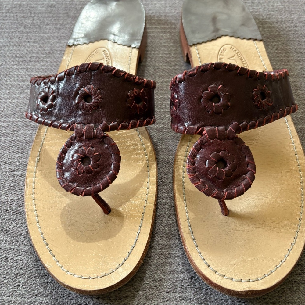 Palm Beach Brown Leather Women’s Sandal